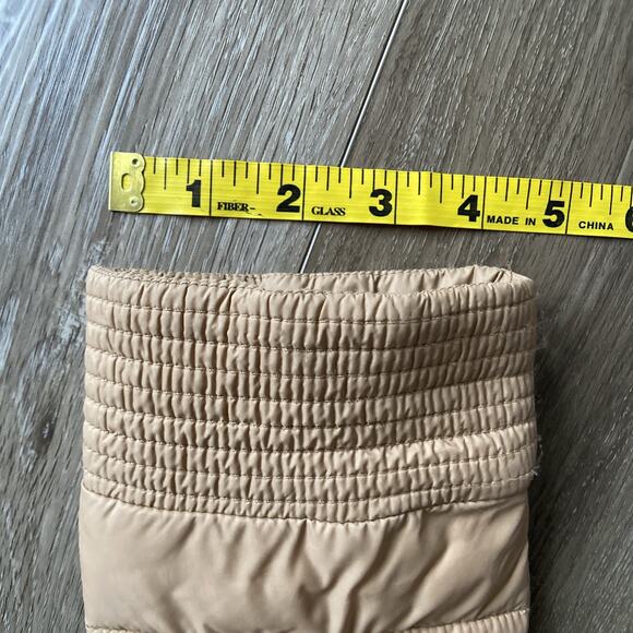 Bernardo Quilted Puffer Jacket Women Sz XS Tan Prima Loft Lightweight - Picture 11 of 12